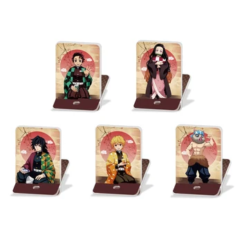 

2020 1pcs Anime Demon Slayer Phone Holder Kimetsu No Yaiba Phone Stand Cute Fun Acrylic Mobile Phone Holder