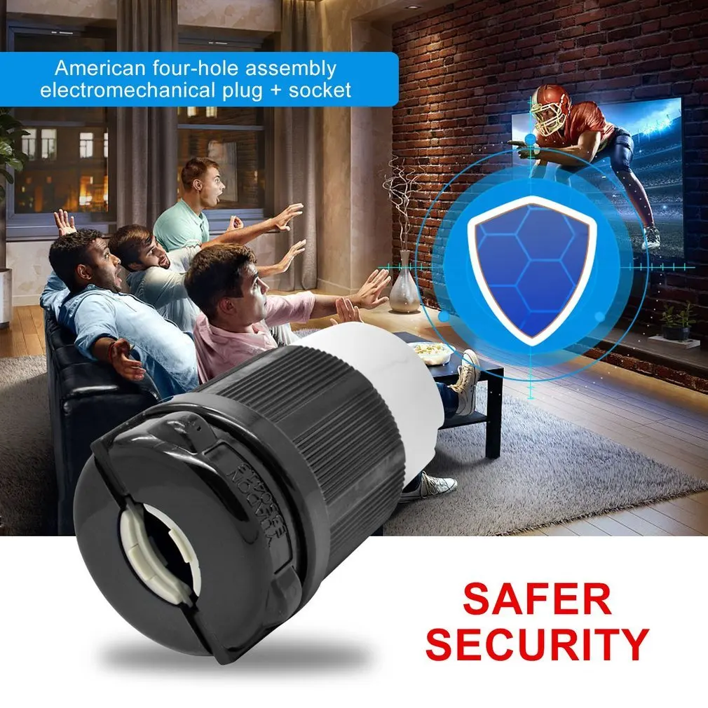 NEMA L14-20 L14-30 разъем генератора+ гнездо 4 зубец запирающий разъем 20A или 30A 125 в 250 В удлинитель с штекерными и женскими концами