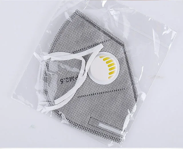 10pcs/set 3d respirator mask folding filter breathing anti-smog anti-dust anti-odor windproof ear-hook medical protection masks