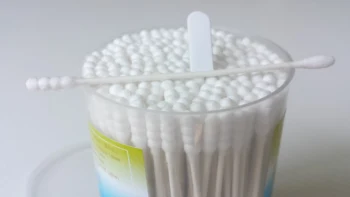 

Cotton Superfine Paper Stick Baby Swab 200 Spiral Head Children Makeup Cotton Ball Micro Brush For Cleaning Ears Eyelash