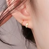 Huitan Simple Stylish S Shape Women Earrings Silver Color/Gold Color Available Versatile Girl Earrings Daily Wear Trendy Jewelry ► Photo 2/6