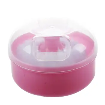 

Mini Portable Baby Soft Face Body Cosmetic Powder Puff Sponge Box Case Container Pink