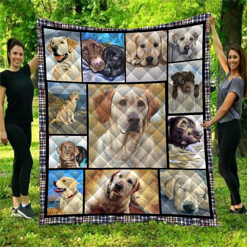 Shepherd Dog Pet Printed Home Sofa Cover Quilt Queen Size Kids Adult Warm Blankets For Beds Soft Sofa Outdoor Camping Quilt
