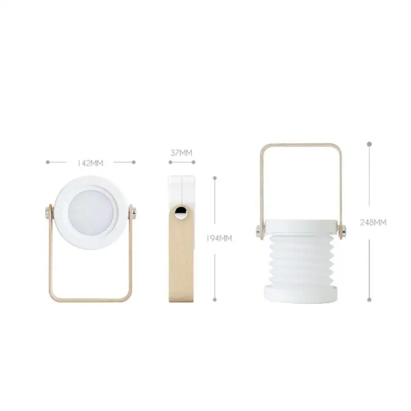 Multifunctional LED Desk Lamp Bedside Table Light Lantern Night Lights Gift