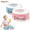 TYRY.HU Baby Portable Toilet Multifunction Pot Silicone Baby Folding Potty Training Seat 3 in 1 Travel Training Chair Toilet Pot 1