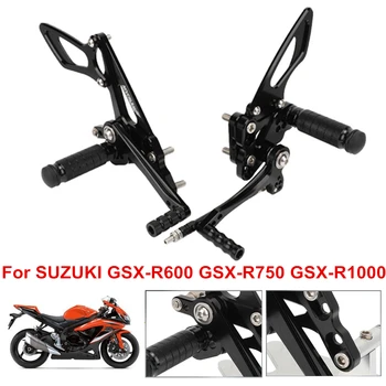 

For SUZUKI GSX-R1000 2005 2006 K5 2007 2008 GSX-R600 GSX-R750 2006-2010 Motorcycle Footrests Foot Pegs Rests Pedal D49