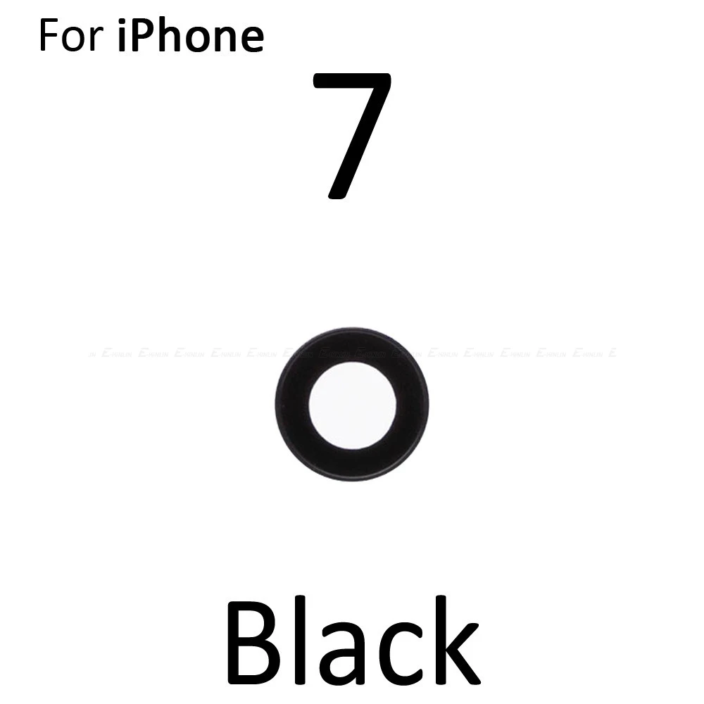 Новое заднее стекло объектива камеры кольцо Крышка для iPhone X 7 8 плюс с рамкой держатель запасные части