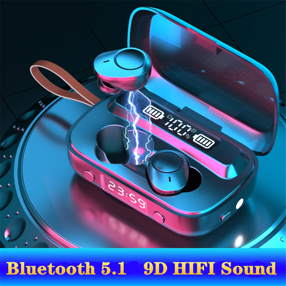 BYKRSEN наушники вкладыши TWS Bluetooth 5 1 Беспроводной 9D Hi Fi стерео спортивные