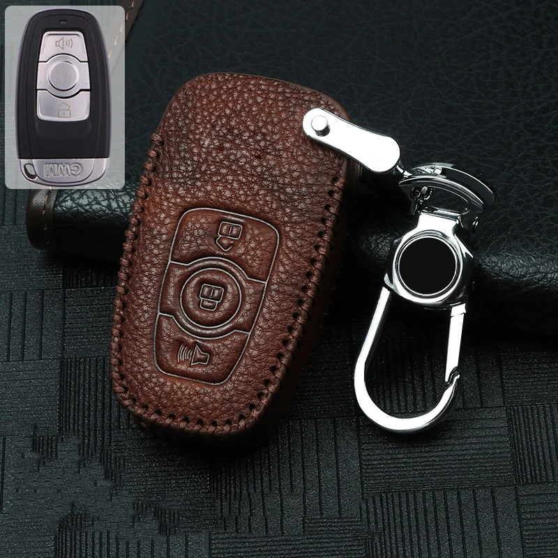 Кожаный чехол для ключа автомобиля защитный Great Wall Haval H6 2015 C50 автомобильные