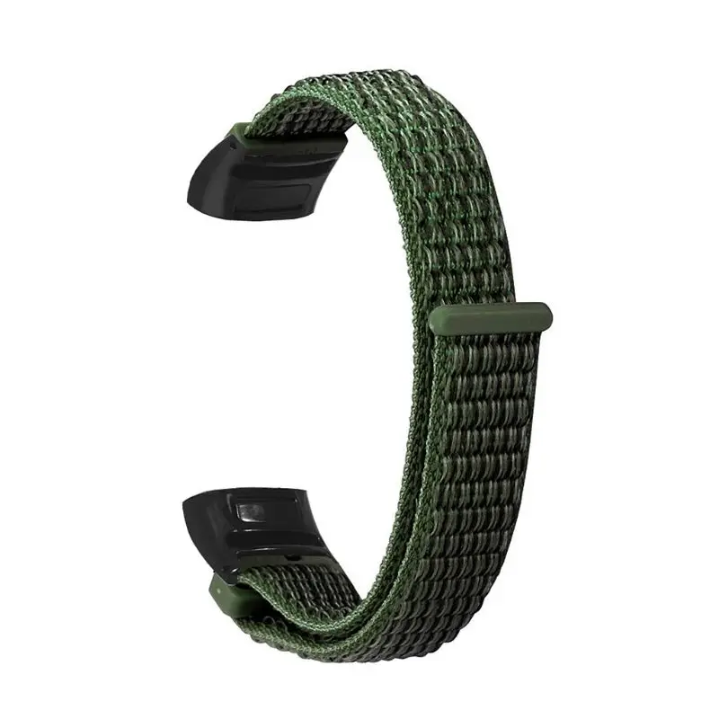 Army Green Сменный прочный нейлоновый браслет на петле, Смарт-часы, ремешок на запястье для huawei Honor Band 5/4, аксессуары для браслетов - Цвет: Army Green