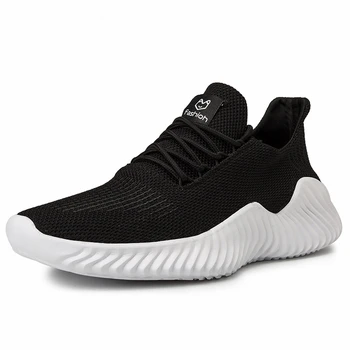 

2020 New s Men Casual Shoes Male Shoes Solid Black White Gray Breathable Comfortable Sneakers Big Size 39-47 Ultralight sneaker