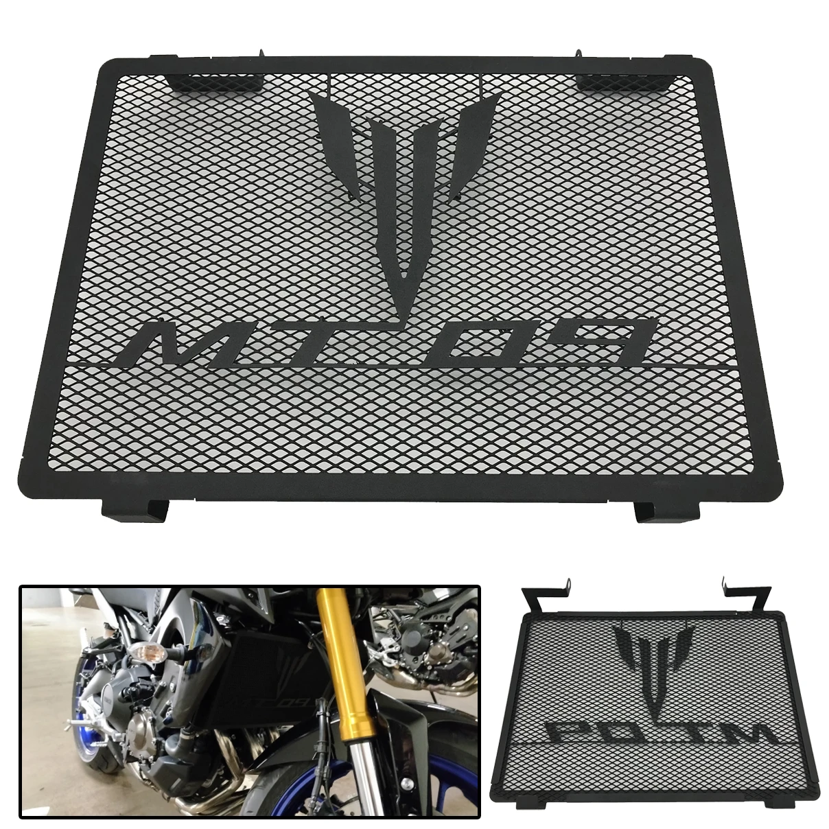 Решетка радиатора Мотоцикла защитная крышка для Yamaha MT09 Tracer MT 09 FZ09 2014 2018 2019 2020