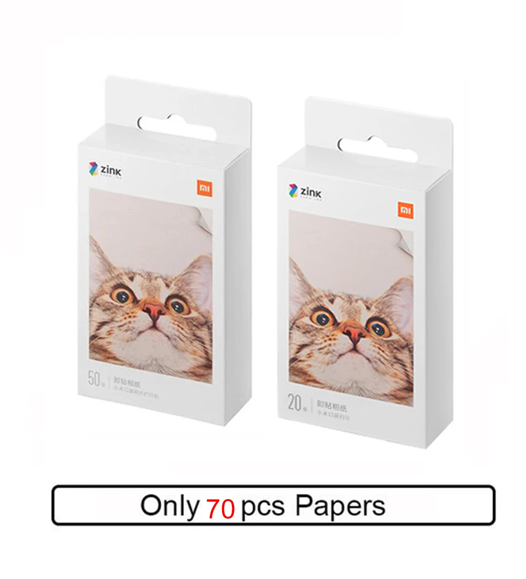 Newest Printer Xiaomi ZINK Pocket Printer Paper Self-adhesive Photo Print  Sheets Xiaomi 3-inch Mini Pocket Photo Paper 