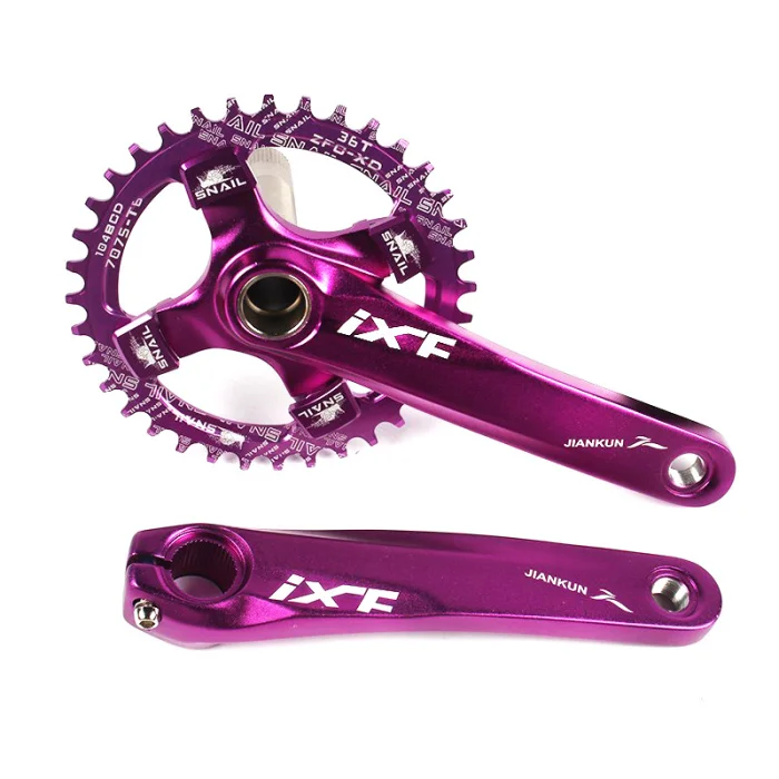 Bike Crankset Narrow Wide Single Chain Ring 170mm Bottom Bicycle Crankset for Mountain Bike SAL99