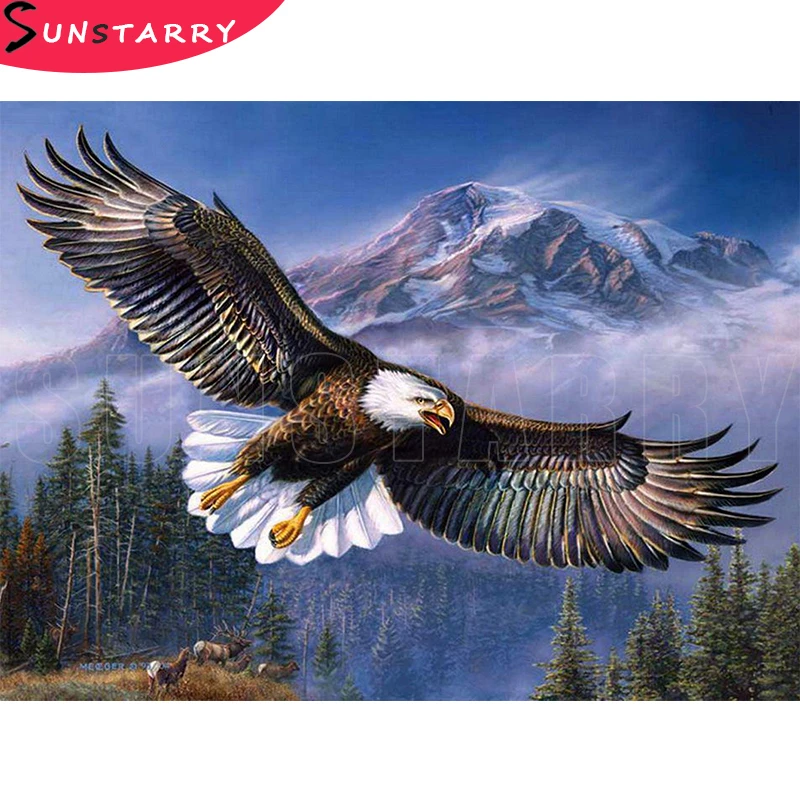 

Full Square/Round Drill 5D DIY Diamond Painting "Animal Eagle" Mosaic Diamond Embroidery Cross Stitch 5D Home Decor Gift