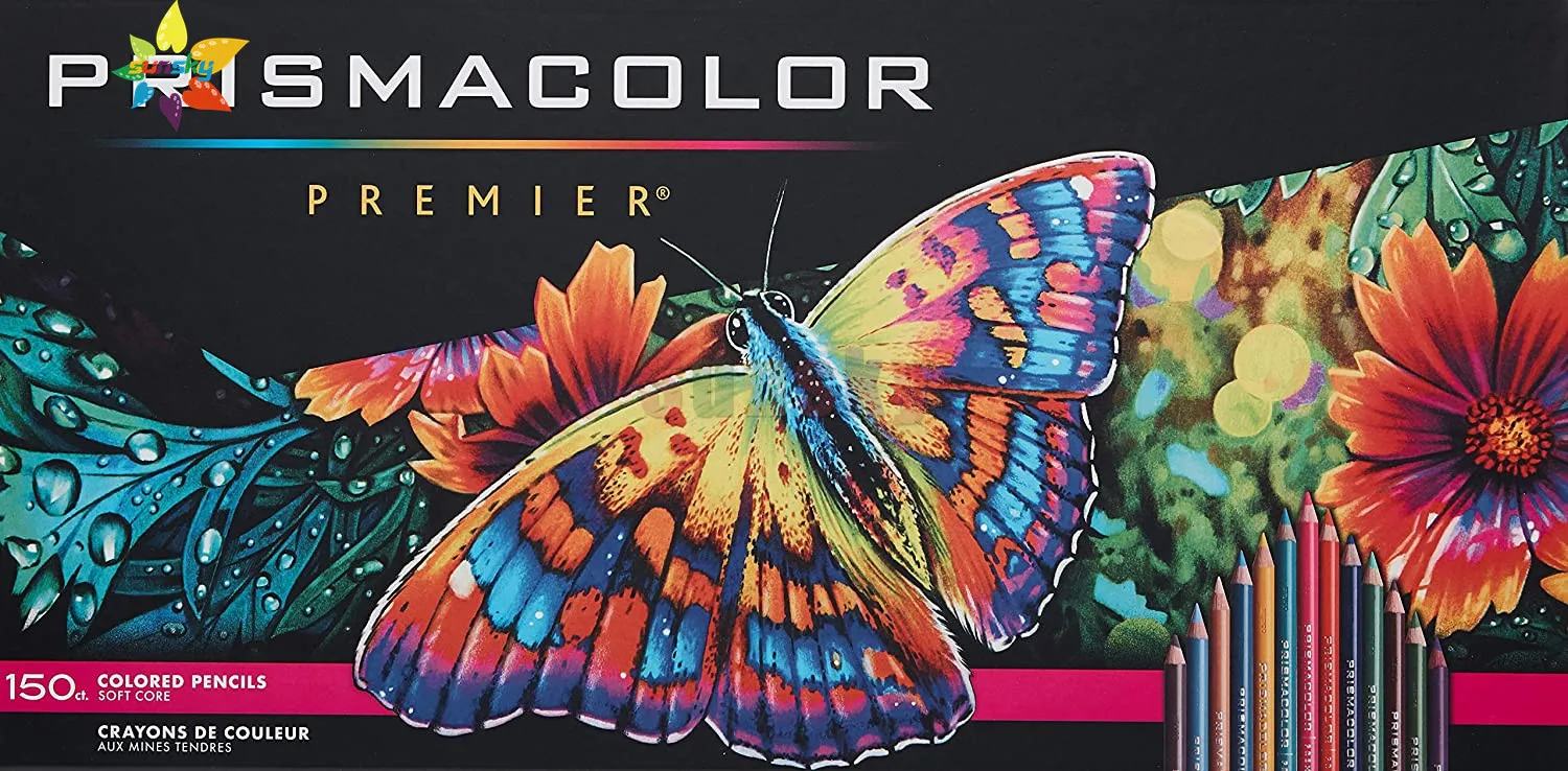 Prismacolor Premier Soft Core Colored Pencil, Set of 150 Assorted