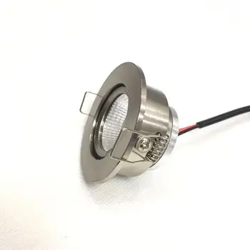 

4Stück 3 W LED Mini Einbauleuchte Round verstellbarer Spot Deckenlampe 95-265V LED-Schrankleuchte