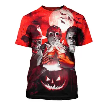 

New 2019 Customize Tees Halloween Jason Horror Movie 3D Printed Men's Tops Unique Clothing Short Sleeve T shirt Drop Shipping