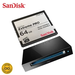 Sandisk – carte mémoire Flash CFast 256 Extreme PRO, 128 go/64 go/2.0 go, lecteur pour vidéo Full HD 3D et 4K, modèle Original 