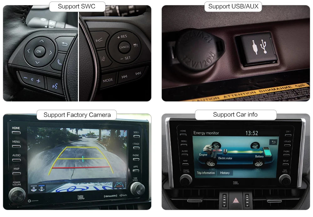 Excellent Android 9.0 Car Radio 2 Din GPS Navi for Toyota RAV4 2018 2019 PX6 DSP IPS HDMI 4Gb+64Gb 8-Core RDS WIFI Bluetooth AUX USB Map 2 Excellent Android 9.0 Car Radio 2 Din GPS Navi for Toyota RAV4 2018 2019 PX6 DSP IPS HDMI 4Gb+64Gb 8-Core RDS WIFI Bluetooth AUX USB Map 2