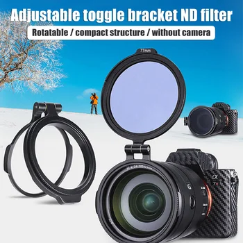 

ND Filter Quick Switch Bracket Rapid Lens Adapter Ring Camera Filter Mount Stand QJY99