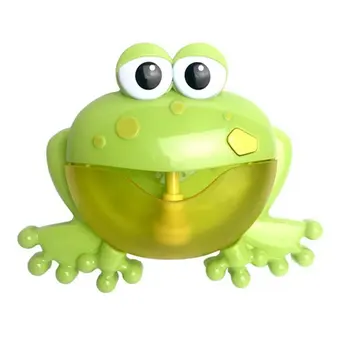 

Automatic Bubble Machine Blower Cartoon Cute Frog Baby Bath ToyMake Party Summer Outdoor Toy Bubble Generate Toy for Kids