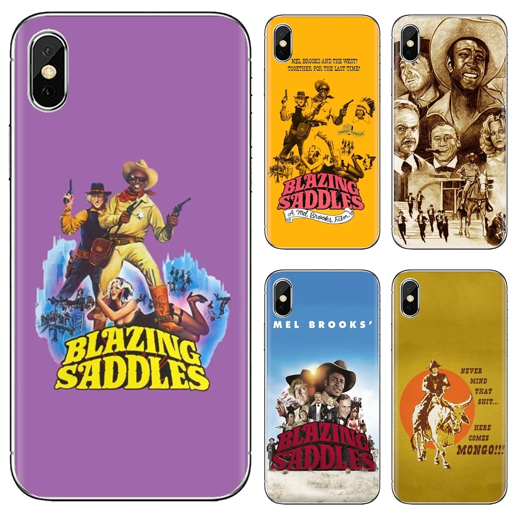 For iPhone iPod Touch 11 12 Pro 4 4S 5 5S SE 5C 6 6S 7 8 X XR XS Plus Max 2020 Blazing Saddles Silicone Phone Case Cover | Мобильные