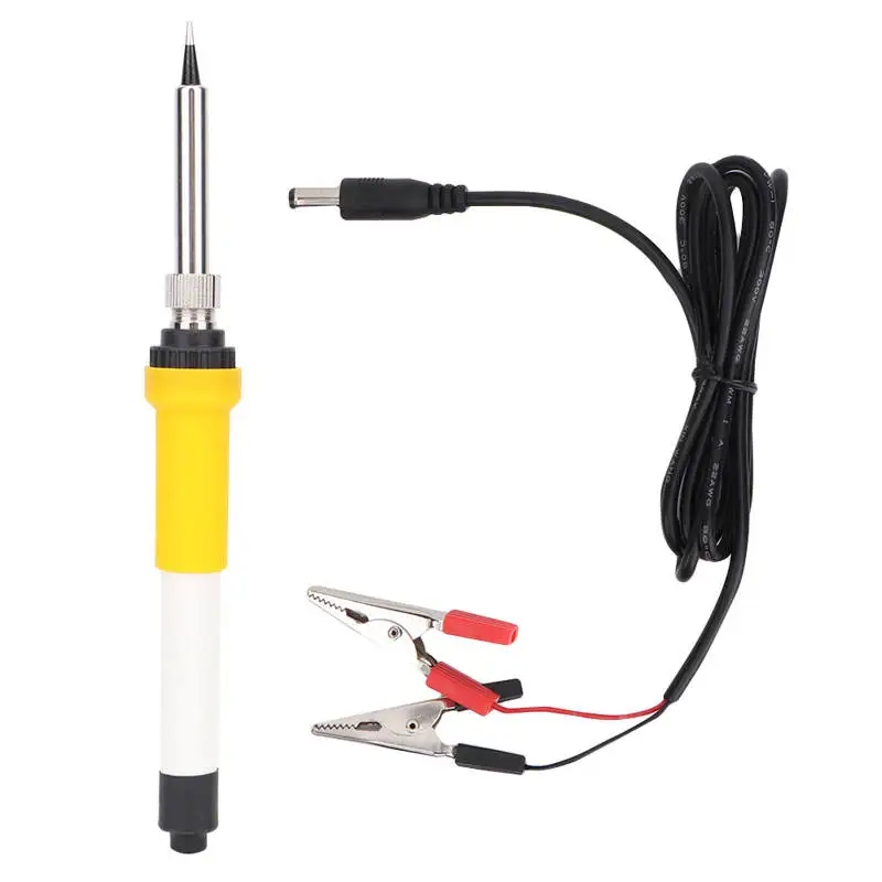 Electric Solder Iron DC 12V 40W Portable Car Auto Clip Powered Electric Soldering Iron