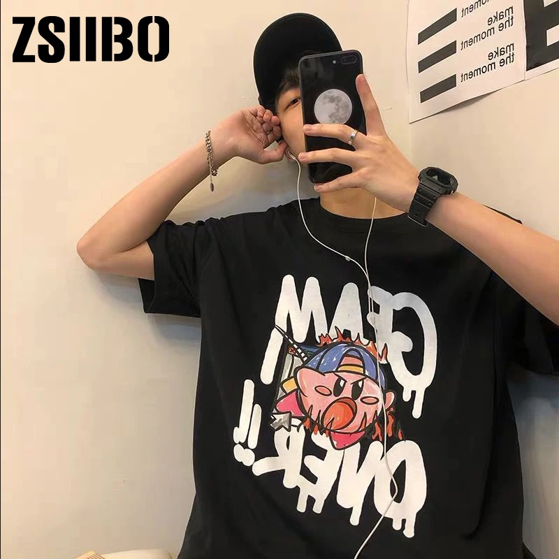 Harajuku print short sleeve T-shirt women tops Summer streetwear O-neck sweet girls tee shirt clothes clothing top tshirt tee