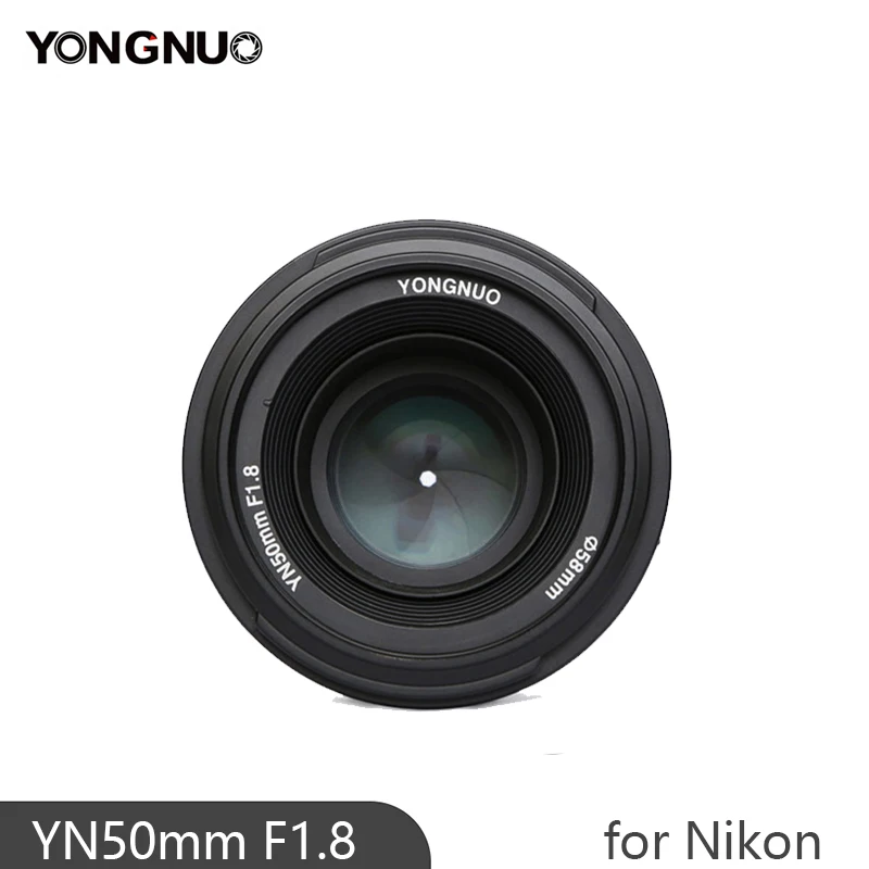 Светодиодная лампа для видеосъемки YONGNUO YN50mm F1.8 с фиксированным фокусным