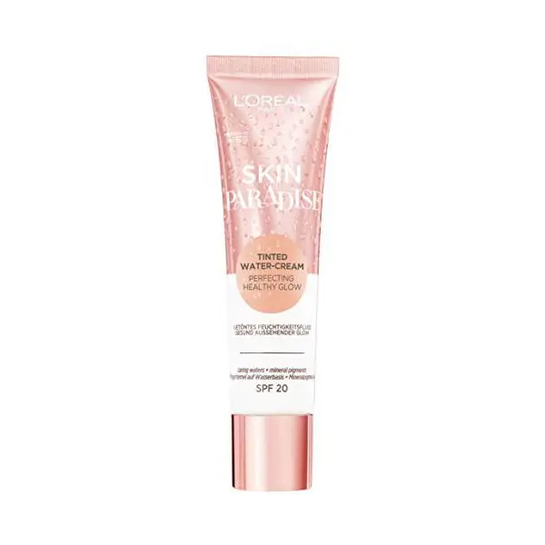 Hydrating Cream with Colour Skin Paradise L'Oreal Make Up SPF20 01 Medium (30 ml) | Красота и здоровье