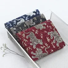 Чистый хлопок, высокое качество ткани с принтом в виде тигра тиснение Ткани, цветные ткани одежда, домашняя одежда, «сделай сам» Лоскутная работа, сумки, платки в стиле пэчворк