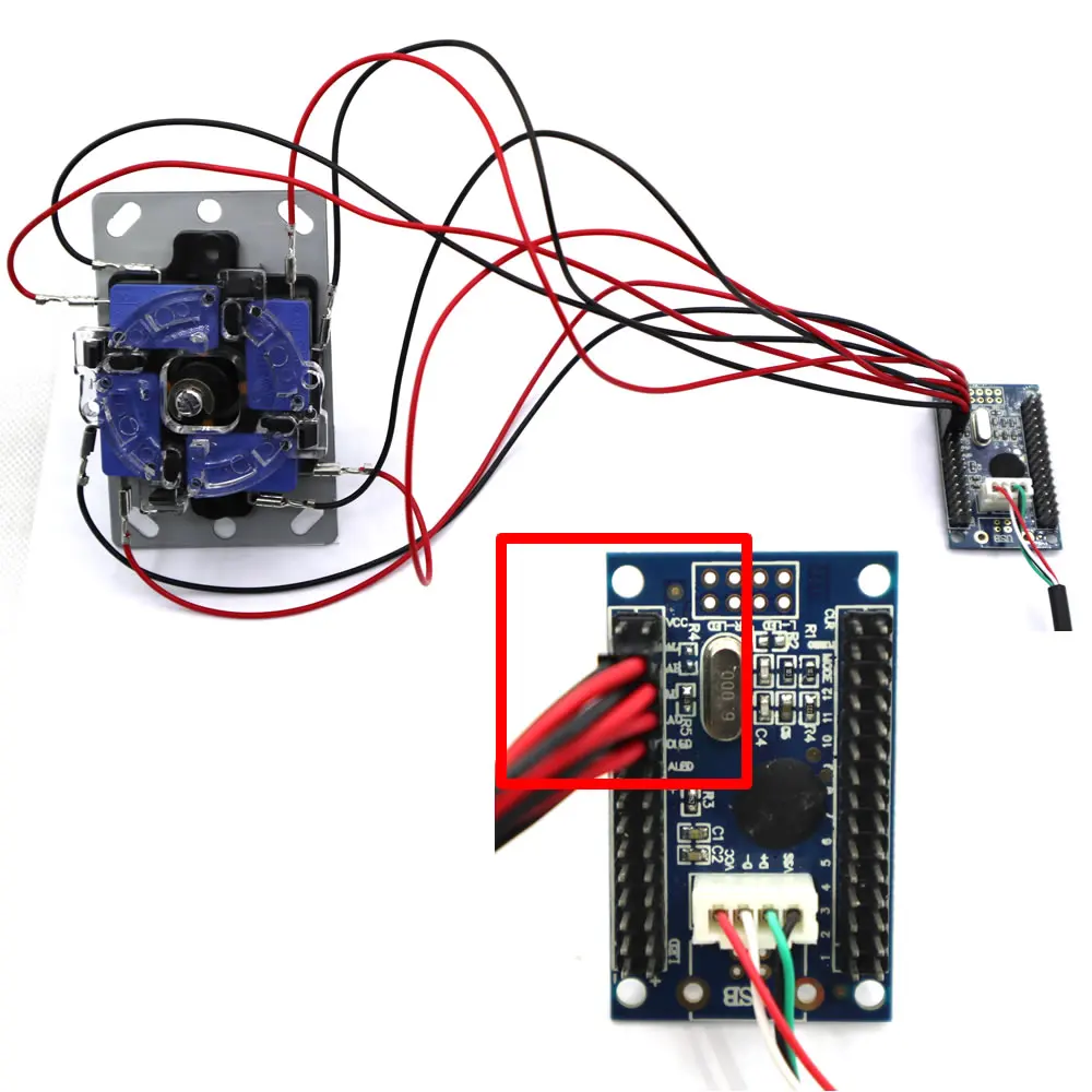 RAC-C300 2Pin нулевой задержки USB энкодер для ПК аркадный джойстик кнопка доска кабели