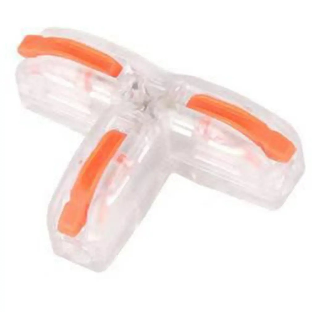Wire Connector New Universal T-Type Quick Distribution Terminal Transparent Copper Clip Home Main Power Distributor | Автомобили и