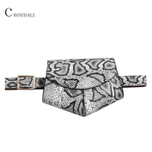 Женская сумка на пояс из искусственной кожи с серпантином, Женская мини сумка на пояс для дискотеки, роскошные сумки, женская сумка, дизайнерская нагрудная сумка