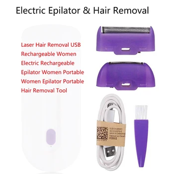 

Laser Hair Removal USB Rechargeable Women Electric Rechargeable Epilator Women Portable Women Epilator Portable Hair Removal Too