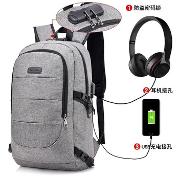 

Men's Women Backpack Computer Bag Notebook School Bag Multifunctional Business Backpack Anti-theft usb charging