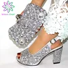 silver shoe bag