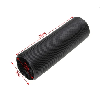 

1m 80mm Black Car Air Intake Hose Ducting Feed Pipe Hose Flexible For Air Filter