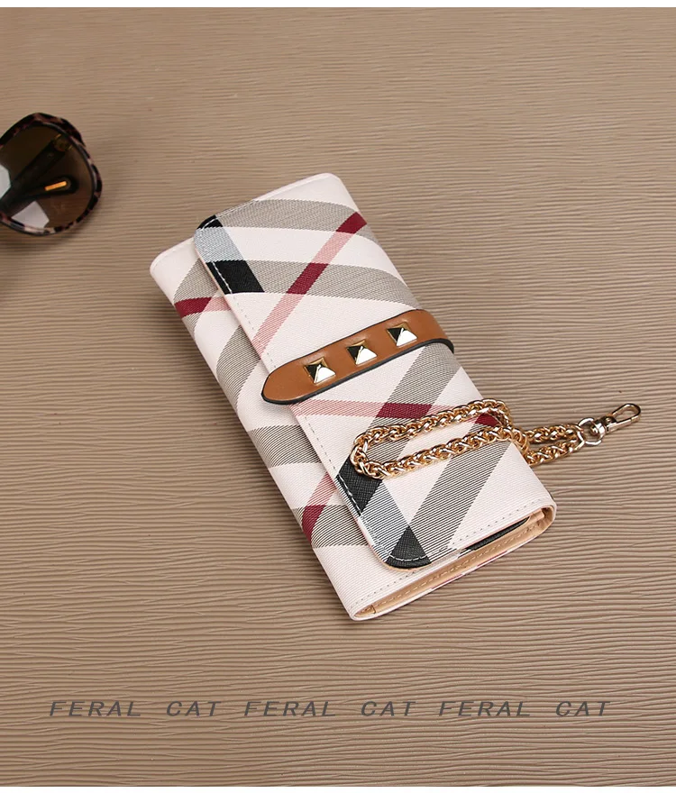 FERAL CAT Female Luxury New Zipper Fashion Wallet Women Wallets Card Hand Bag Phone Packages16