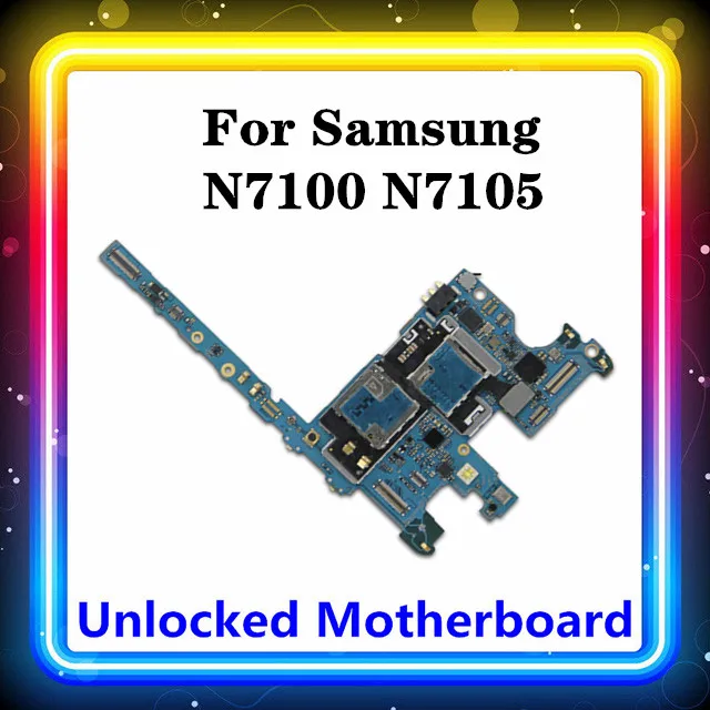 Original For Samsung Galaxy Note 2 N7100 N7105 Motherboard Android OS Install Fully Working | Мобильные телефоны и