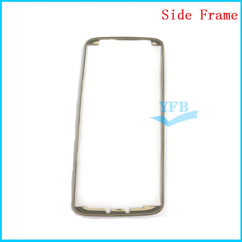 Gold Side Frame 10 шт. для Motorola Moto G6 Play lcd металлическая пластина боковая рамка средняя рамка Передняя рамка полный корпус части - Цвет: Gold Side Frame