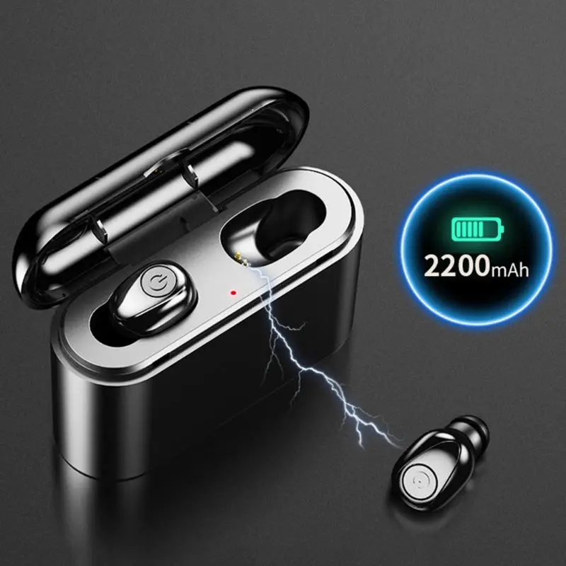 Bluetooth 5,0 беспроводные наушники мини невидимые Tws наушники-вкладыши с зарядным устройством