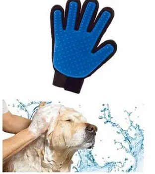 

Silicone Dog Pet brush Glove Deshedding Gentle Efficient Pet Grooming Glove Dog Bath Cat cleaning Supplies Pet Glove Dog combs