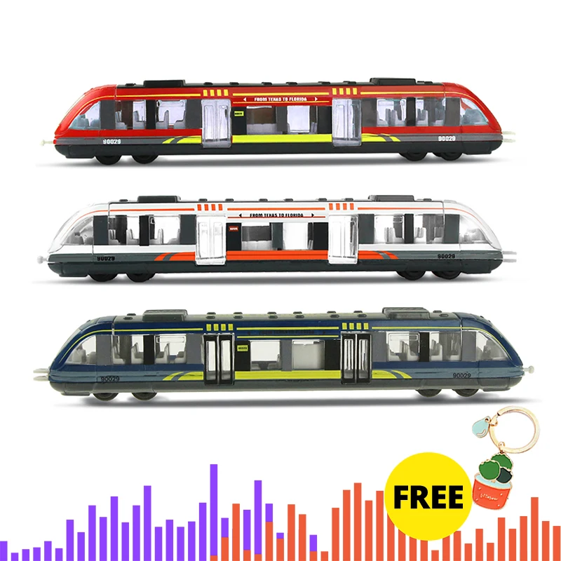 Simulation Alloy Metal High Speed Rail Diecast Train Toy Model Educational Toys Boys Children Collection Gift #