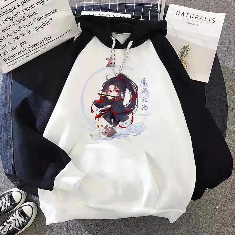 Anime Mo Dao Zu Shi Cosplay Wei WuXian Lan WangJi BL Winter Warm Casual Coat Unisex Hoodies ChenQingLing Sweatshirt 2019