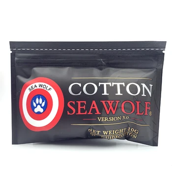 

Original Seawolf Bacon Rda Sea Wolf Organic Cotton For RDA RBA Atomizer E Cig DIY Vape Electronic Cigarette