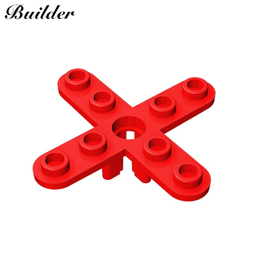 Little Builder 2479 Building Blocks 10pcs Technology Four-Leaf Spiral DIY Assembles Particles Parts Moc Toys Gift for Children | Игрушки и