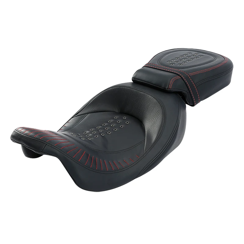 

Motorcycle 2-Up Driver Rear Passenger Seat For Harley Road King Road Glide Street Glide 2009-2020
