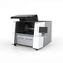 Découpeur Laser en métal 1390 avec couvercle de protection complet, usine AccTek chine Jinan, vente directe 